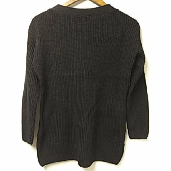 Guess black knit, lace-up sweater - Picture 3 of 4